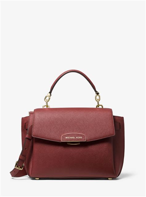 michael michael kors rochelle medium saffiano leather satchel